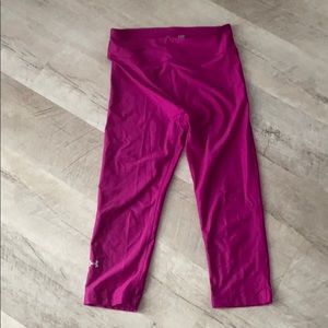 Purple under armor Capri